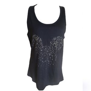 Disney Mickey Shadow Dot Tank sz L XL